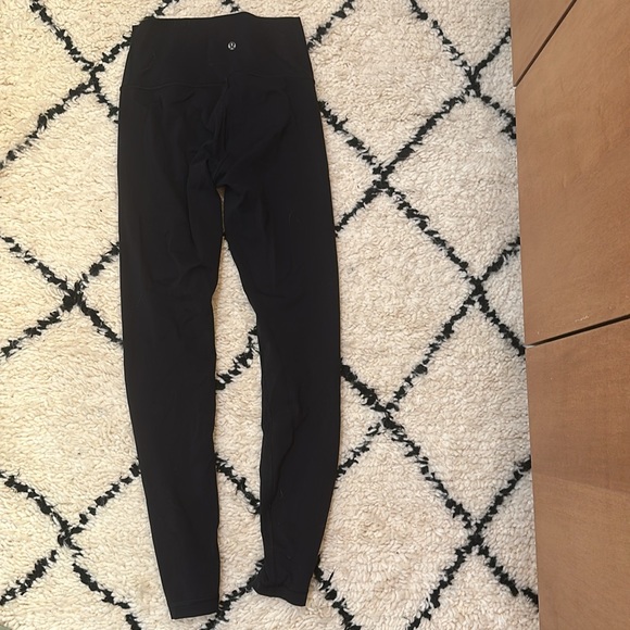Lululemon wunder under full length leggings black size 6 - Picture 2 of 3